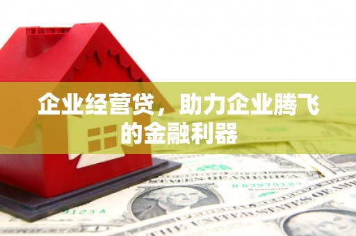 房县企业经营贷，助力企业腾飞的金融利器