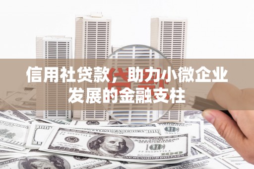 房县信用社贷款，助力小微企业发展的金融支柱
