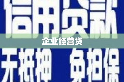 房县企业经营贷