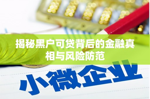 房县揭秘黑户可贷背后的金融真相与风险防范