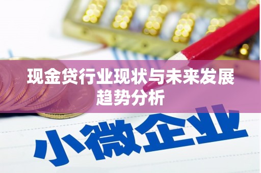 房县现金贷行业现状与未来发展趋势分析