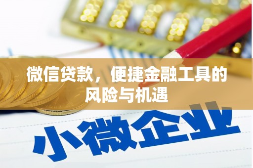 房县微信贷款，便捷金融工具的风险与机遇