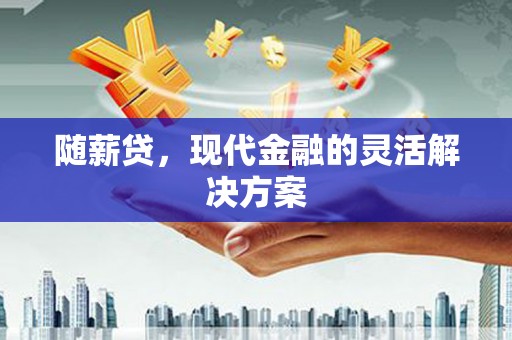 房县随薪贷，现代金融的灵活解决方案