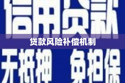房县贷款风险补偿机制
