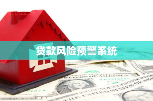 房县贷款风险预警系统