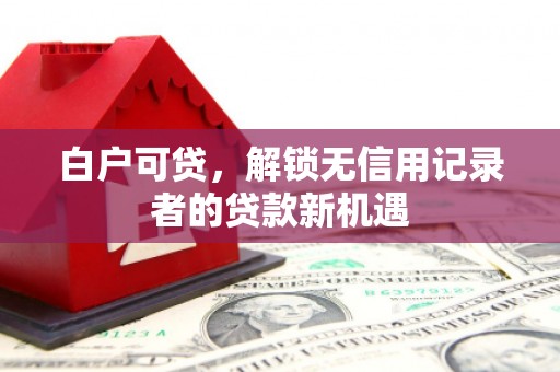 房县白户可贷，解锁无信用记录者的贷款新机遇