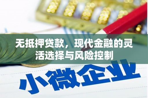 房县无抵押贷款，现代金融的灵活选择与风险控制