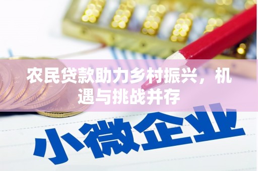 房县农民贷款助力乡村振兴，机遇与挑战并存