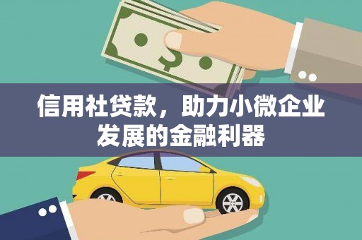 房县信用社贷款，助力小微企业发展的金融利器