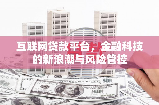 房县互联网贷款平台，金融科技的新浪潮与风险管控