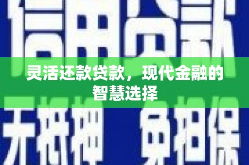 房县灵活还款贷款，现代金融的智慧选择