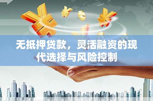 房县无抵押贷款，灵活融资的现代选择与风险控制