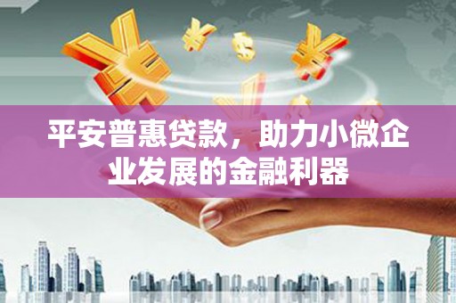 房县平安普惠贷款，助力小微企业发展的金融利器