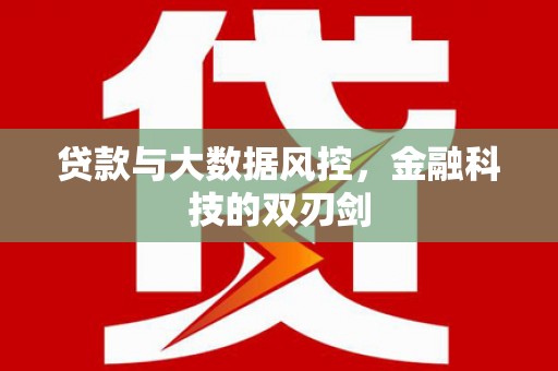 房县贷款与大数据风控，金融科技的双刃剑