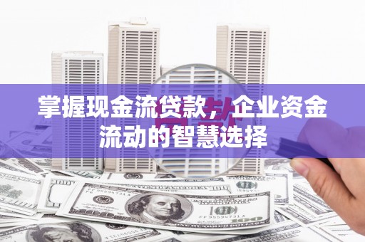 房县掌握现金流贷款，企业资金流动的智慧选择