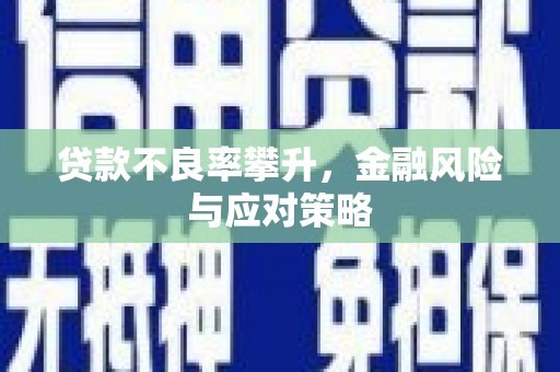 房县贷款不良率攀升，金融风险与应对策略