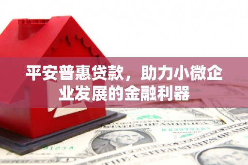 房县平安普惠贷款，助力小微企业发展的金融利器
