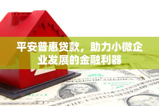 房县平安普惠贷款，助力小微企业发展的金融利器