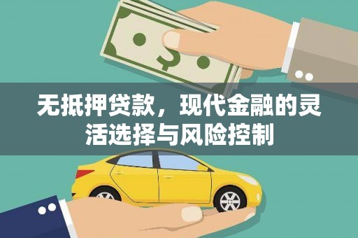 房县无抵押贷款，现代金融的灵活选择与风险控制