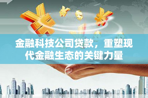 房县金融科技公司贷款，重塑现代金融生态的关键力量