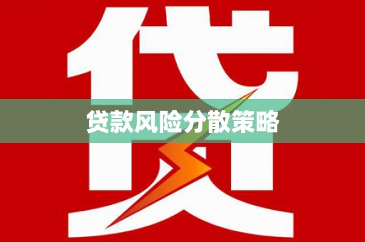 房县贷款风险分散策略