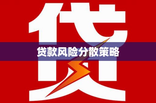 房县贷款风险分散策略