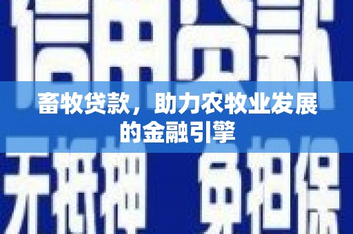 房县畜牧贷款，助力农牧业发展的金融引擎