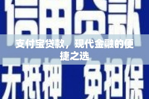 房县支付宝贷款，现代金融的便捷之选