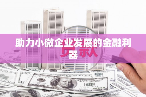 房县助力小微企业发展的金融利器