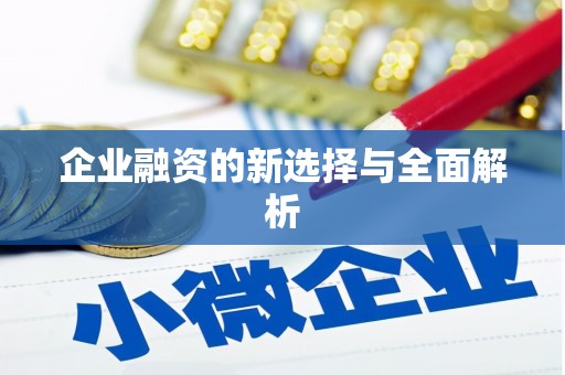 房县企业融资的新选择与全面解析